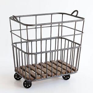 B-WARE - Metall-Trolley auf Rädern