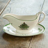 Spode Christmas Tree Saucière mit Unterteller 380 ml