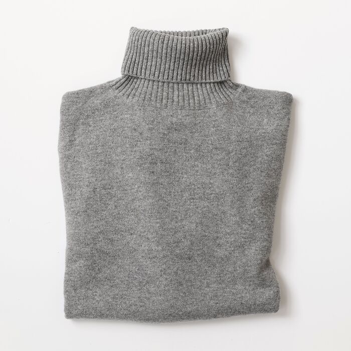 Sunday in Bed X Torquato Merino-Kaschmir-Pullover Grau M