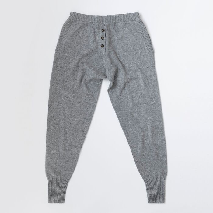 Sunday in Bed X Torquato Merino-Kaschmir-Hose Grau L