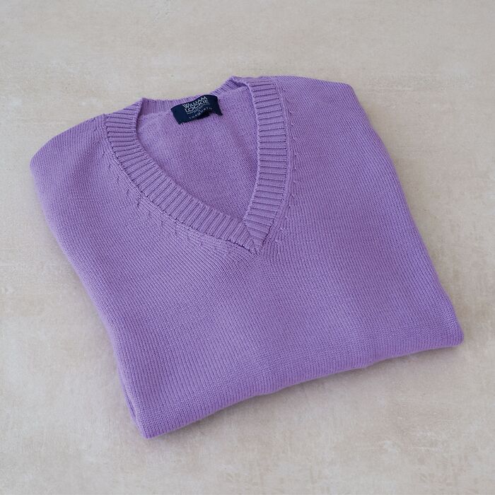 Merino-Pullover von William Lockie Lavender Gr. XL