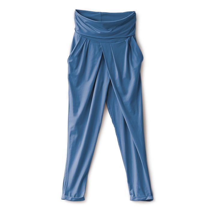 Sunday in Bed X Torquato Pyjamahose Mila lang Blau XL