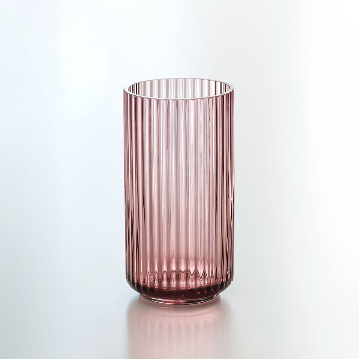 Lyngby-Vase Klein Burgundy