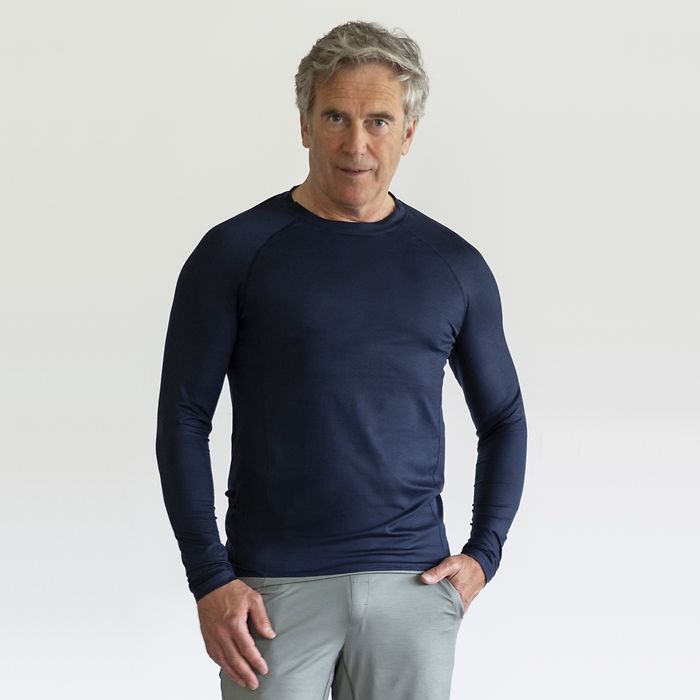 Dagsmejan Herren Stay Cool Long Sleeve Navy Blue Gr. L