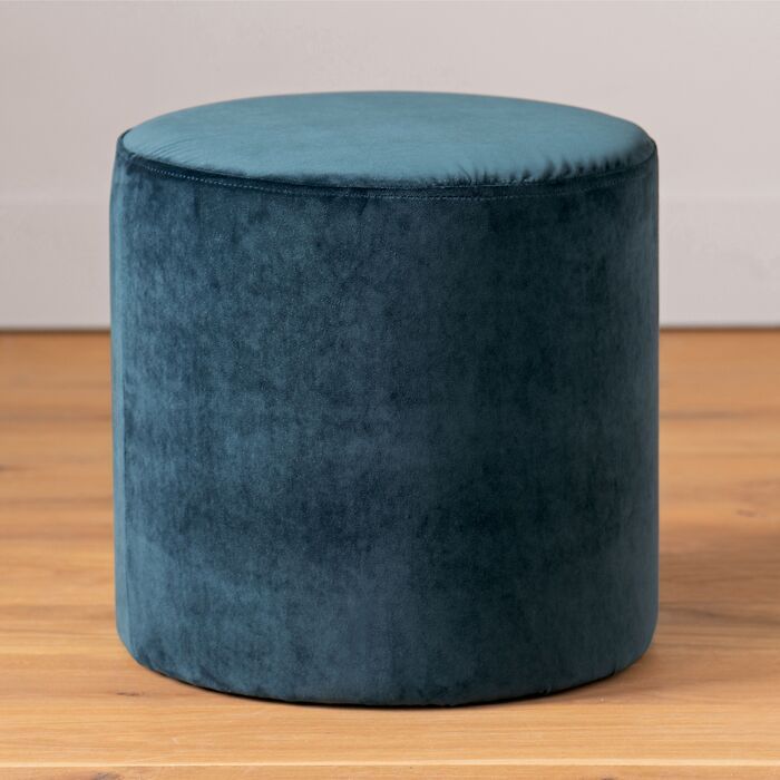 Pouf Bleu Paon