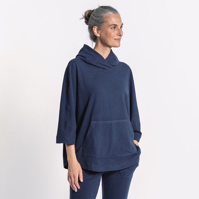 Sunday in Bed X Torquato Poncho Hilda Grau Melange XL