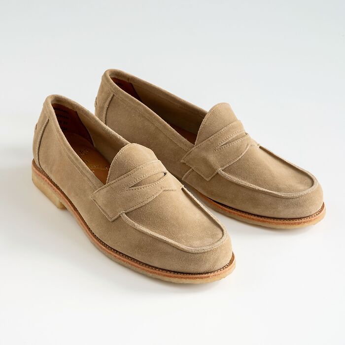 Sanders & Sanders Wildleder-Loafer Gr. 9,5 (44)