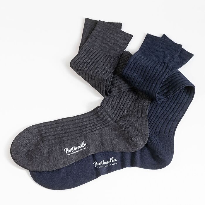 Pantherella Socken Laburnum Navy Gr. M