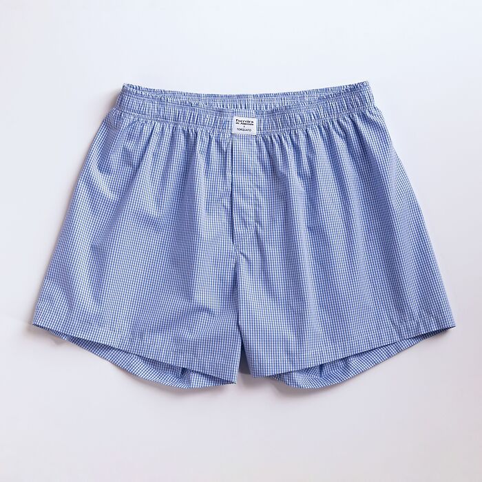 Ferreira de Almeida X Torquato Boxershorts Blau kariert S