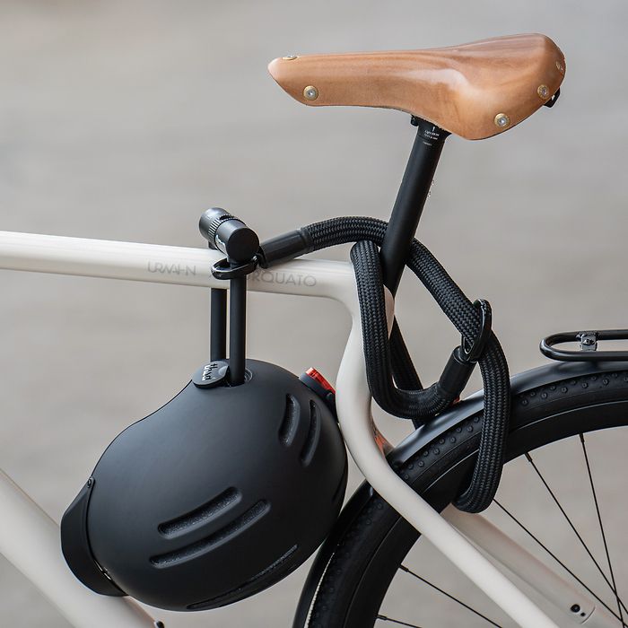 Tex-Lock Eyelet Fahrradschloss Schwarz mit Bügelerweiterung