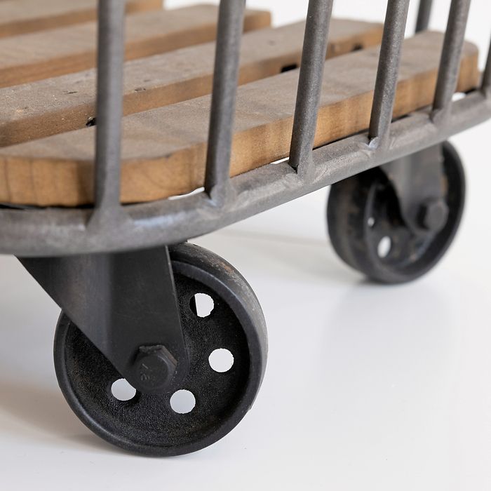 B-WARE - Metall-Trolley auf Rädern