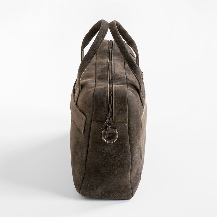 Thomas Riemer X Torquato Laptoptasche aus Ziegenleder